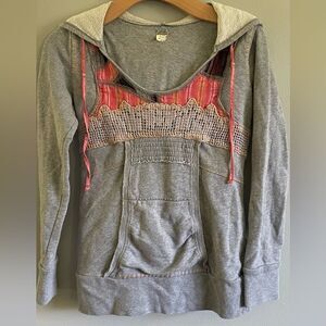 Free People Tah Loo Bohemian Hoodie Size XS